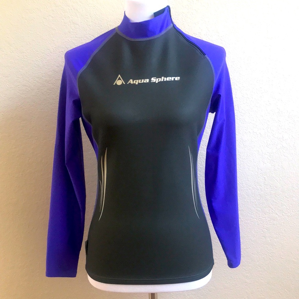 Aqua Sphere rash Guard/ Wetsuit Top